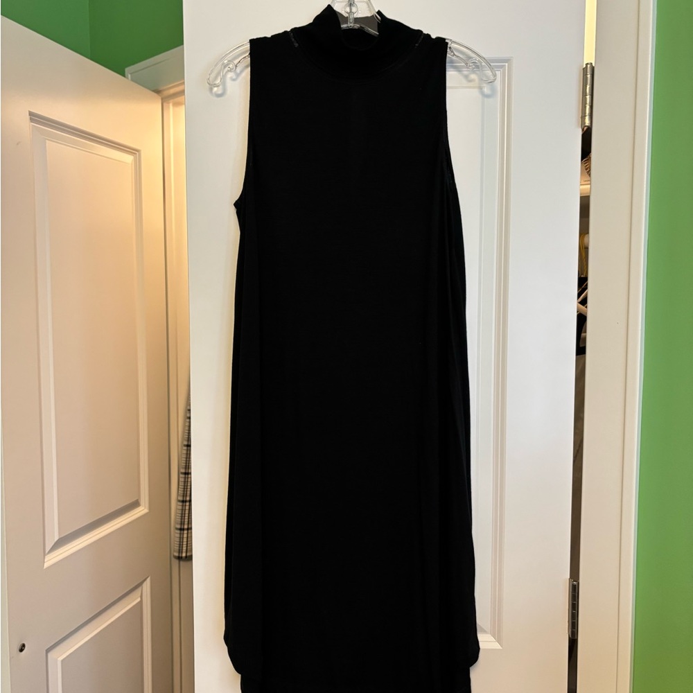 rag & bone Black Sleeveless Midi Dress